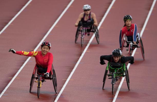 Chinese wheelchair racer Hongzhuan Zhou © • Bob Martin.jpg Chinese wheelchair racer Hongzhuan Zhou © • Bob Martin.jpg